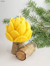 Load image into Gallery viewer, Lotus Beeswax Candle
